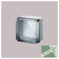   HENSEL Mi 0210 Üres szekrény 2-es átlátszó fedé IP65 300x300x214