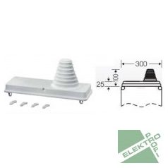 HENSEL MIFP70 Zárófedél 300x150 mm membrános