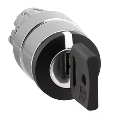   Schneider ZB4BG05 Harmony fém választókapcsoló fej,Ø22,455 kulcsos,jobbról visszatérő,3 állású