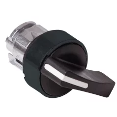   Schneider ZB4BJ27 Harmony fém választókapcsoló fej, Ø22, hosszú fogantyú, 2 állású, fekete perem