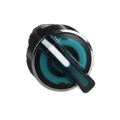   Schneider ZB4BK1233 Világító választókapcsoló fej, 2állású, zöld