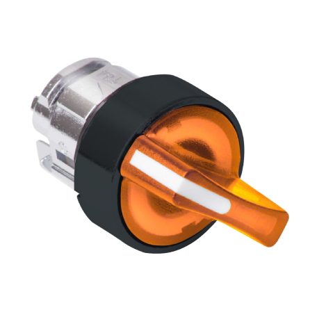 Schneider ZB4BK12537 Harmony fém világító választókapcsoló fej,Ø22,2 állású,narancssárga