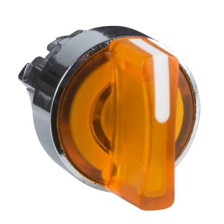 Schneider ZB4BK1453 Harmony világító választókapcsoló fej,Ø22,2 állású,narancs,jobbról visszatérő