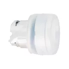 Schneider ZB4BP1 Harmony fém nyomógomb fej, Ø22, visszatérő, kiemelkedő, gumisapkás, fehér