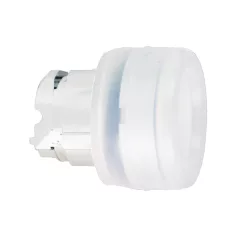   Schneider ZB4BP1 Harmony fém nyomógomb fej, Ø22, visszatérő, kiemelkedő, gumisapkás, fehér