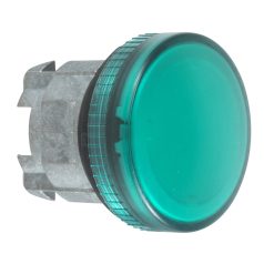   Schneider ZB4BV033E Harmony fém jelzőlámpa fej, Ø22, LED jelzőlámpához, betehető címke, zöld