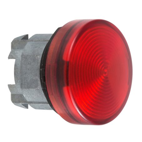 Schneider ZB4BV043E Harmony fém jelzőlámpa fej, Ø22, LED jelzőlámpához, betehető címke, piros