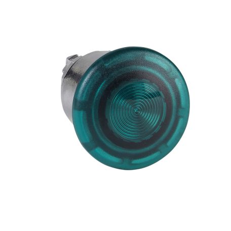 Schneider ZB4BW433 Harmony fém világító nyomógomb fej,Ø22,Ø40 gombafejű,beépített LED-hez,zöld