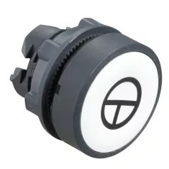   Schneider ZB5AA145 Harmony műanyag nyomógomb fej, Ø22, visszatérő, fehér, "T"