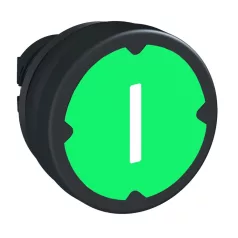   Schneider ZB5AC38023 Harmony műanyag durva környezeti nyomógomb fej,Ø22,zöld,szimbólummal