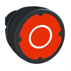   Schneider ZB5AC48021 Harmony műanyag durva környezeti nyomógomb fej, Ø22, visszatérő, piros, -