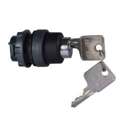  Schneider ZB5AFDA Harmony műanyag kulcsos nyomógomb fej,Ø22,4A185 kulcs,kivehető és zárható