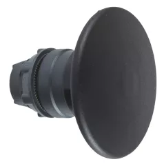   Schneider ZB5AR2 Harmony műanyag nyomógomb fej, Ø22, visszatérő, Ø60 gombafejű, fekete