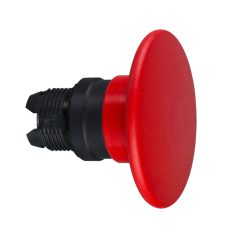   Schneider ZB5AR4 Harmony műanyag nyomógomb fej, Ø22, visszatérő, Ø60 gombafejű, piros
