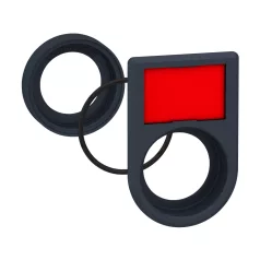   Schneider ZB5AZ025 Harmony süllyesztő készlet XB5 nyomógombokhoz és jelzőlámpákhoz,címketartóval