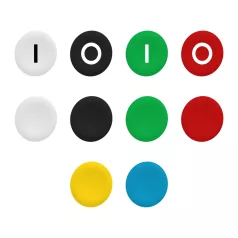   Schneider ZBA79 Harmony Ø22 nyomógomb tető, 10 különböző szín