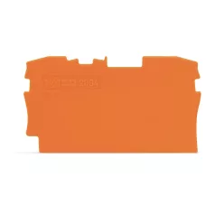   WAGO 2004-1292 Vég- és válaszlap sorkapocshoz, 1 mm vastag, narancssárga