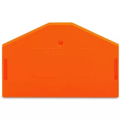   WAGO 280-313 Vég- és válaszlap, 2.5 mm vastag, narancssárga