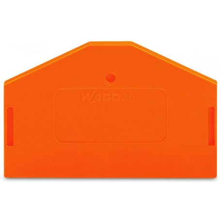 Wago 280-313 Vég- és válaszlap, 2.5 mm vastag, narancssárga
