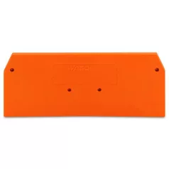   WAGO 281-326 Vég- és válaszlap, 2.5 mm vastag, narancssárga