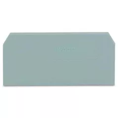 WAGO 281-328 Vég- és válaszlap, 2.5 mm vastag, szürke