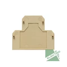 Weidmüller 0359260000 AP DK4 Véglap, 1,5 mm SAK bézs