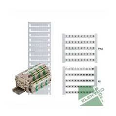   Weidmüller 0518960001 DEK 6 FWZ 1-10 Sorkapocs jelölő DEK6FWZ 1- 10 vízszintes 6mm 50 db