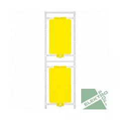   Weidmüller 1138440000 CC 85/54 K MC NE GE Készülék jelölő lap sárga 3,35- W (85,0mm x 54,0mm)