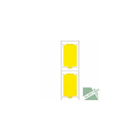 Weidmüller 1138440000 CC 85/54 K MC NE GE Készülék jelölő lap sárga 3,35- W (85,0mm x 54,0mm)