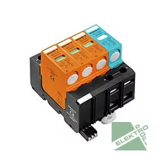   Weidmüller 1352240000 VPU I 3+1 R 280V/12,5KA Túlfeszültség levezető VPU I 3+1 R 280V 12,5kA
