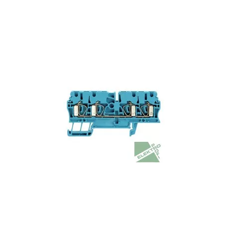 Weidmüller 1608580000 17111000000 Rugós átmenő Sorkapocs ZDU 2,5/4AN k