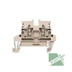   Weidmüller 1933700000 ZDU 2.5N Rugós átmenő Sorkapocs ZDU 2.5N