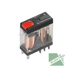   Weidmüller 7760056343 DRI424524LT Relé mini 24V AC 2CO 5A Gomb, LED, dióda