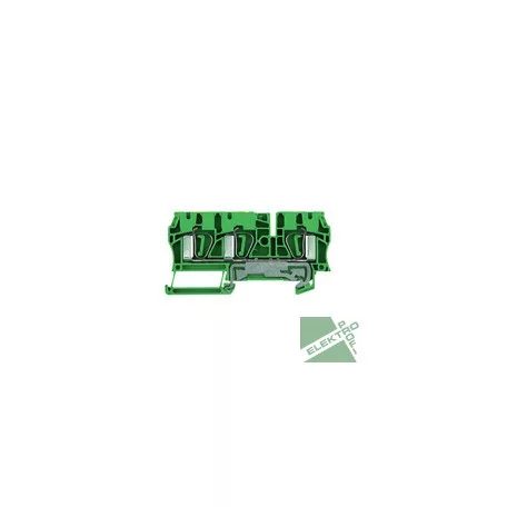 Weidmüller 7904170000 ZPE 4/3AN Rugós átmenő Sorkapocs ZPE 4 z/s húzókenygeles