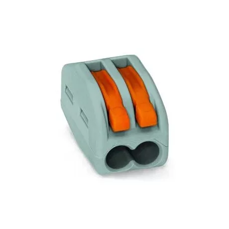 WAGO 222-412 Vezetékösszekötő, 2 oldható, 2x0.08-4mm