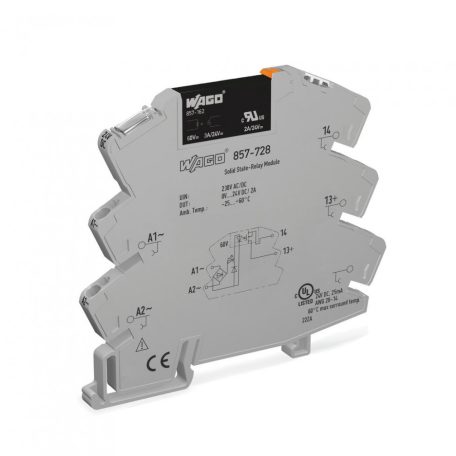 Wago 857-728 Relé modul, 230V AC/DC @