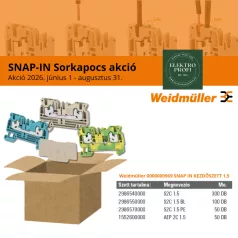 Weidmüller 0000000969 SNAP IN KEZDŐSZETT 1,5