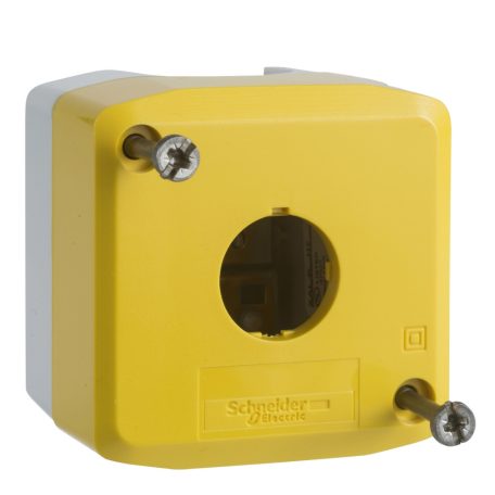 Schneider XALK01 Harmony XALK tokozat vészleállítóhoz, sárga, üres, 1 kivágás
