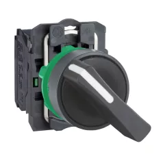   Schneider XB5AJ21 Harmony komplett műanyag választókapcsoló, Ø22, meghosszabbított fogantyú,2 állású