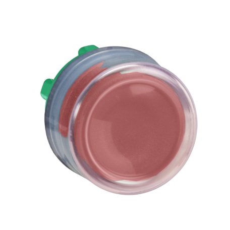 Schneider ZB5AP4 Harmony műanyag nyomógomb fej, Ø22, visszatérő, kiemelkedő, gumisapkás, piros
