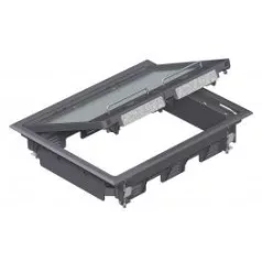 Szerelvénybeépítő egységek és kazetták padló alatti vezetékelrendezésekhez