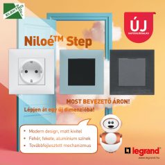 Legrand új termékcsaládja - Niloé Step